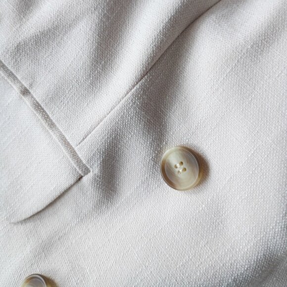 H&M Neutral Double-Breasted Blazer | Size S | Minimalist Layer - Picture 9 of 9